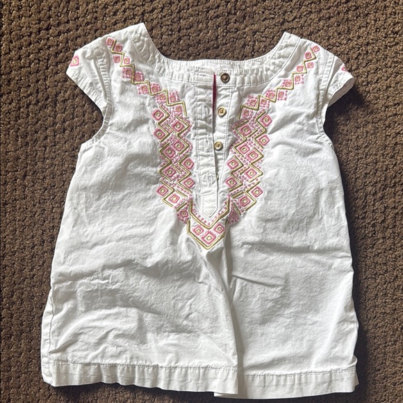 Lily Pulitzer Embroidered White Top - Picture 1 of 3